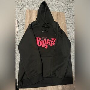 Black Hoodie with Pink Bratz Logo